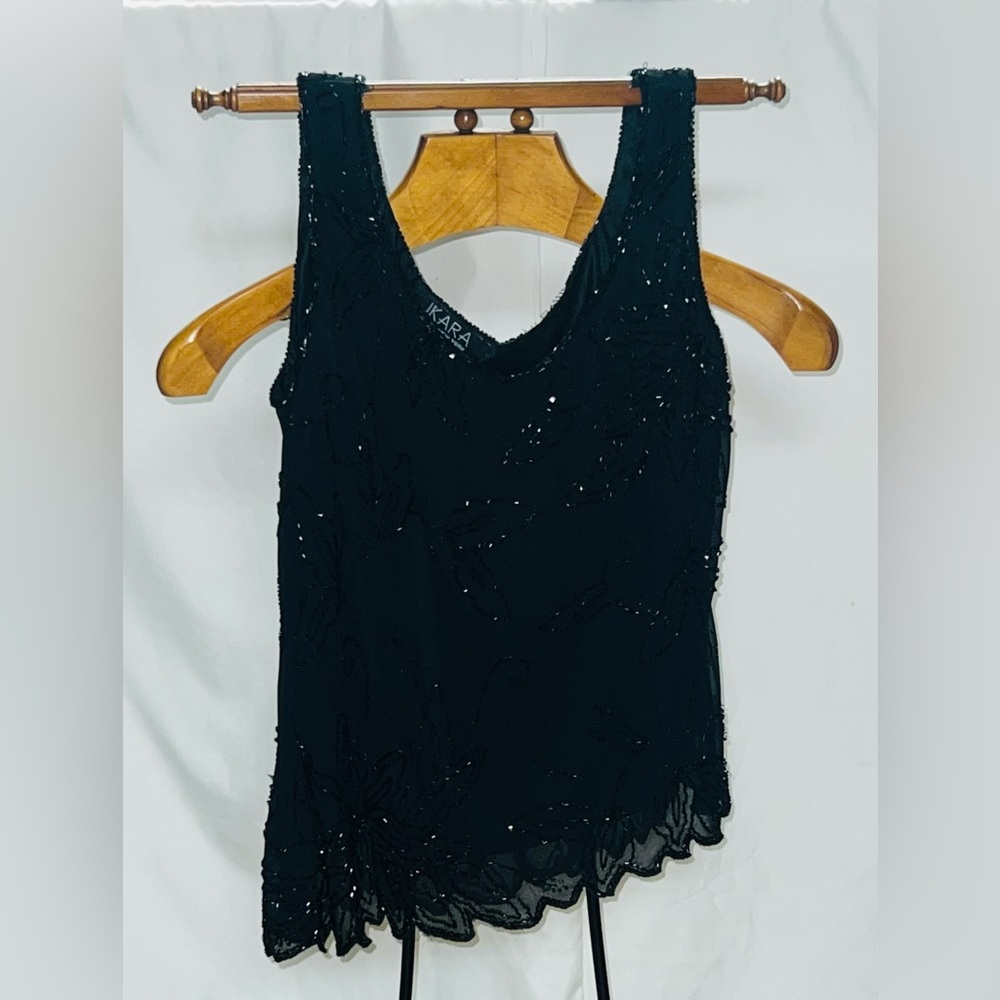 JKara beautiful beaded formal tank.perfect for holiday parties